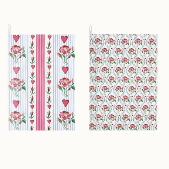 NWT Cath Kidston Cherished Set of Two Tea Towels - Picture 2 of 2